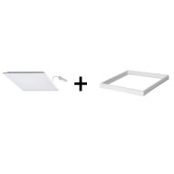   Kanlux 4080 lm, 4000K, 34W, 595x595 mm, természetes fehér LED panel + kiemelő keret, BLINGO LED, 50 000 h élettartam
