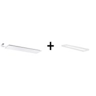   Kanlux 4080 lm, 4000K, 34W, 295x1195 mm, természetes fehér LED panel + kiemelő keret, BLINGO LED, 50 000 h élettartam - UGR>19, alacsony káprázás