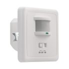 Kanlux MERGE JQ-L, 220-240V AC, 1200VA, 83x55x83 mm, IP20, fehér, műanyag, PIR mozgásérzékelő, H150/V60, falba süllyeszthető