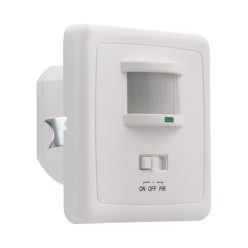   Kanlux MERGE JQ-L, 220-240V AC, 1200VA, 83x55x83 mm, IP20, fehér, műanyag, PIR mozgásérzékelő, H150/V60, falba süllyeszthető
