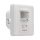 Kanlux MERGE JQ-L, 220-240V AC, 1200VA, 83x55x83 mm, IP20, fehér, műanyag, PIR mozgásérzékelő, H150/V60, falba süllyeszthető