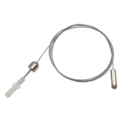   Kanlux 1500 mm sodronyos rögzítő lámpatestekhez, acél, ROPE - 2 db/csomag