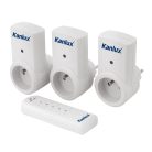 Kanlux CYBER TM‑6, 220–240 V AC, 50 Hz, fehér digitális időkapcsoló készlet – memória tárolóval, 10 programozható ciklussal, 24 órás és heti üzemmóddal