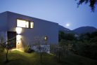 Kanlux 2xGU10, IP 54, 115x85, szürke, kerek alakú, alumínium házas kültéri homlokzati lámpatest, BART EL - felfelé, lefelé világító