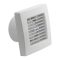 Kanlux 20W, 100 m³/h, 100x177 mm, IPX4, 42 dB, 50Hz, 2550 ford/perc, fehér fali süllyesztett fürdőszobai ventilátor, TWISTER AOL120T