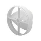 Kanlux Ø120 mm, fehér csőventillátorra szerelhető visszacsapó szelep