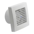 Kanlux 19W, 100 m³/h, 96x155 mm, IPX4, 42 dB, 50Hz, 2550 ford/perc, fehér fali süllyesztett fürdőszobai ventilátor, TWISTER AOL100B