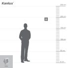 Kanlux 19W, 100 m³/h, 96x155 mm, IPX4, 42 dB, 50Hz, 2550 ford/perc, fehér fali süllyesztett fürdőszobai ventilátor, TWISTER AOL100B