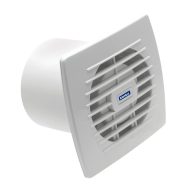   Kanlux 19W, 100 m³/h, 101x140 mm, IPX4, 38 dB(A), 50Hz, 2550 ford/perc, fehér fali süllyesztett fürdőszobai ventilátor, CYKLON EOL100HT - páraérzékelővel