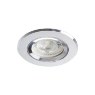   Kanlux Gx5,3, 12V, IP20, Ø79 mm, alumínium, alumínium házas, kerek, 30°-ban állítható mennyezeti spot lámpatest, RADAN