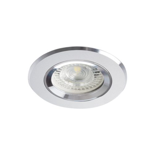 Kanlux Gx5,3, 12V, IP20, Ø79 mm, alumínium, alumínium házas, kerek, 30°-ban állítható mennyezeti spot lámpatest, RADAN