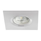Kanlux GU10, IP20, 79x79 mm, alumínium, alumínium házas, szögletes, 30°-ban állítható mennyezeti spot lámpatest, TESON