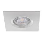 Kanlux GU10, IP20, 79x79 mm, alumínium, alumínium házas, szögletes, 30°-ban állítható mennyezeti spot lámpatest, TESON