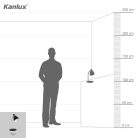 Kanlux E14, IP20, 295 mm, fekete, acél asztali lámpa, ZARA