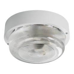   Kanlux E27, IP44, Ø200 mm, fehér, műanyag házas, kerek, mennyezeti lámpatest, TUNA