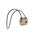 Kanlux kerámia lámpafoglalat, 250V AC, 2A, G9 foglalat - beépíthető kivitel 15 cm bekötővezetékkel, max. 180 °C üzemi hőmérséklet