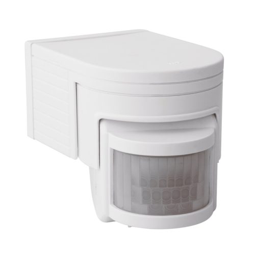 Kanlux SLICK JQ‑L‑W, fehér, műanyag, 85×125×77 mm – PIR mozgásérzékelő, 12 m hatótávolsággal, 160° vízszintes tartománnyal