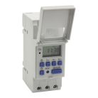 Kanlux, DIN-sínre szerelhető digitális időkapcsoló 16 A, 230 V (8 program), JVT3-16AS – asztronómiai funkcióval, 5 év garancia