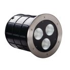 Kanlux 45W, 3600 lm, 4000K, IP67, IK10, Ø260 mm, fekete, természetes fehér járőfelületbe süllyesztett LED lámpatest, TURBO LED - opál edzett üveg búrával