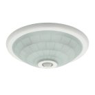 Kanlux 2xE27, IP20, Ø65 mm, fehér, acél házas, kerek, mozgásérzékelős mennyezeti lámpatest, FOGLER