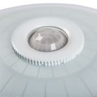 Kanlux 2xE27, IP20, Ø65 mm, fehér, acél házas, kerek, mozgásérzékelős mennyezeti lámpatest, FOGLER