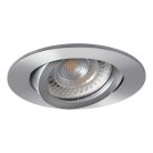 Kanlux Gx5,3, 12V, IP20, Ø82 mm, alumínium, alumínium házas, kerek, 30°-ban állítható mennyezeti spot lámpatest, EVIT