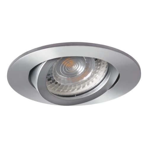 Kanlux Gx5,3, 12V, IP20, Ø82 mm, alumínium, alumínium házas, kerek, 30°-ban állítható mennyezeti spot lámpatest, EVIT