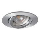 Kanlux Gx5,3, 12V, IP20, Ø82 mm, alumínium, alumínium házas, kerek, 30°-ban állítható mennyezeti spot lámpatest, EVIT