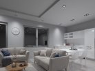 Kanlux Gx5,3, 12V, IP20, 90x90 mm, fekete, üveg házas, szögletes mennyezeti spot lámpatest, MORTA