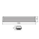 Kanlux 2xG13, IP65, szürke, műanyag házas, 92x1265 mm kültéri por- és páramentes lámpatest LED fénycsőhöz, MAH PLUS