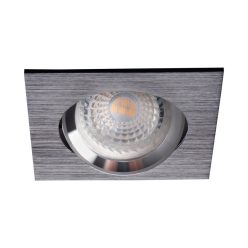   Kanlux Gx5,3, 12V, IP20, Ø82 mm, eloxált fekete, alumínium házas, szögletes, 30°-ban állítható mennyezeti spot lámpatest, GWIEN