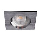Kanlux Gx5,3, 12V, IP20, Ø82 mm, eloxált fekete, alumínium házas, kerek, 30°-ban állítható mennyezeti spot lámpatest, GWIEN