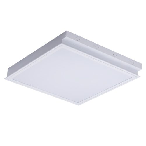 Kanlux 4xG13, fehér, acél házas, 595x610 mm, süllyesztett tükrös lámpatest, REGIS 3
