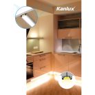 Kanlux PROFILO D LED szalag profil, 10×2000 mm, lapos, eloxált alumínium – felületre szerelhető, max 10 mm LED szalaghoz