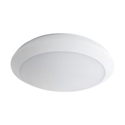   Kanlux 16W, 1300 lm, 4000K, IP66, Ø300 mm, kerek természetes fehér LED mennyezeti lámpatest, mozgásérzékelős, automatikus fényerőcsökkentéssel, DABA N