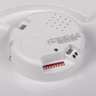 Kanlux 16W, 1300 lm, 4000K, IP66, Ø300 mm, kerek természetes fehér LED mennyezeti lámpatest, mozgásérzékelős, automatikus fényerőcsökkentéssel, DABA N