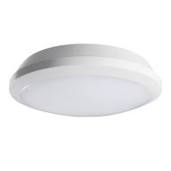   Kanlux 25W, 2800 lm, 4000K, IP65, Ø300 mm, kerek, fehér, műanyag házas természetes fehér LED mennyezeti lámpatest, DABA PRO