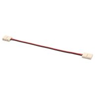   LED szalag gyorcsatlakozós toldó, vezetékkel, 170 mm hosszú, 8 mm-es, egyszínű LED szalagokhoz