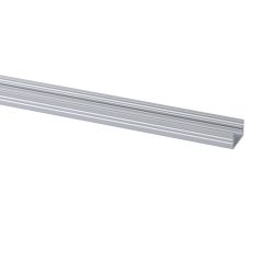   Kanlux 10x1000 mm szögletes, kis méretű, felületre szerelhető eloxált alumínium LED szalag profil, PROFILO B - max 8 mm széles LED szalaghoz