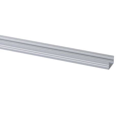 Kanlux 10x1000 mm szögletes, kis méretű, felületre szerelhető eloxált alumínium LED szalag profil, PROFILO B - max 8 mm széles LED szalaghoz
