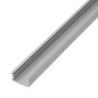Kanlux 10x1000 mm szögletes, kis méretű, felületre szerelhető eloxált alumínium LED szalag profil, PROFILO B - max 8 mm széles LED szalaghoz