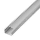 Kanlux 10x1000 mm szögletes, kis méretű, felületre szerelhető eloxált alumínium LED szalag profil, PROFILO B - max 8 mm széles LED szalaghoz