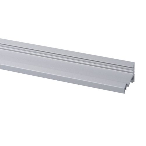 Kanlux 10x1000 mm sarokba szerelhető eloxált alumínium LED szalag profil, PROFILO C-sarokba 30/60 fokos világítási szöggel, max 10 mm széles LED szalaghoz