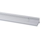 Kanlux 10x1000 mm sarokba szerelhető eloxált alumínium LED szalag profil, PROFILO C-sarokba 30/60 fokos világítási szöggel, max 10 mm széles LED szalaghoz