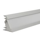 Kanlux 10x1000 mm sarokba szerelhető eloxált alumínium LED szalag profil, PROFILO C-sarokba 30/60 fokos világítási szöggel, max 10 mm széles LED szalaghoz