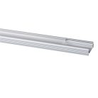 Kanlux 10x1000 mm lapos felületre szerelhető eloxált alumínium LED szalag profil, PROFILO D - max 10 mm széles LED szalaghoz