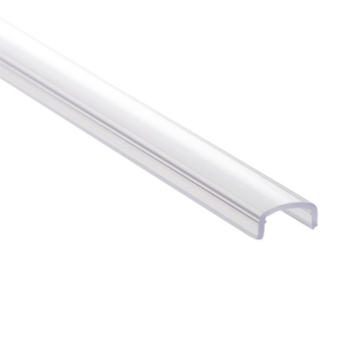Víztiszta búra, pattintható, 10x1000 mm, Kanlux Profilo A típusú LED szalag profilhoz