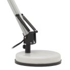 Kanlux E14, IP20, 530 mm, fehér, műanyag/fém asztali lámpa, PIXA