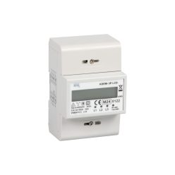  Kanlux, 3 fázisú 100A digitális LCD villamosenergia-fogyasztásmérő (DIN sínre szerelhető), KDEM-3P LCD – MID hitelesített villanyóra, 5 év garancia​