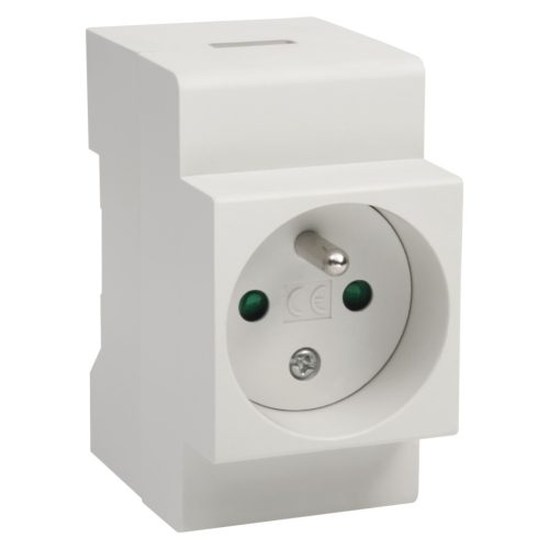 Kanlux KMFS‑16A, fehér, 80×66×45 mm – dugalj TH35 sínre